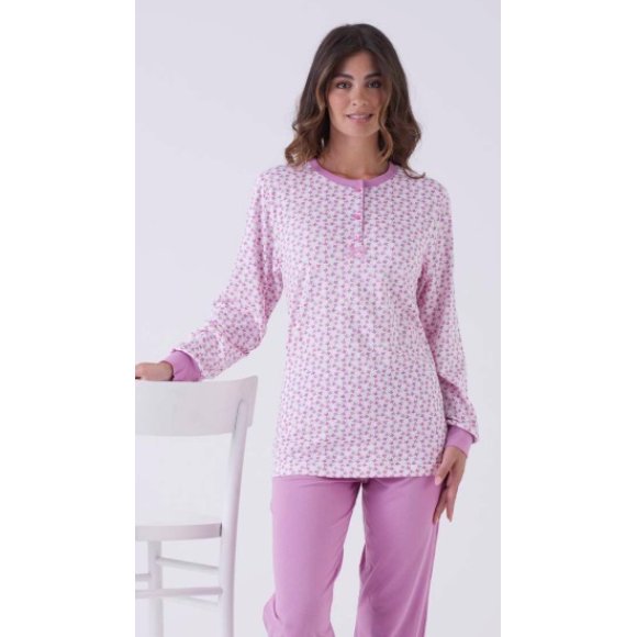 KAREL PIU' PIGIAMA DONNA LUNGO IN COTONE JERSEY ART.SK0090PLD - COLORI ASSORTITI KAREL PIU' PIGIAMA DONNA LUNGO IN COTONE JERSEY ART.SK0090PLD - COLORI ASSORTITI