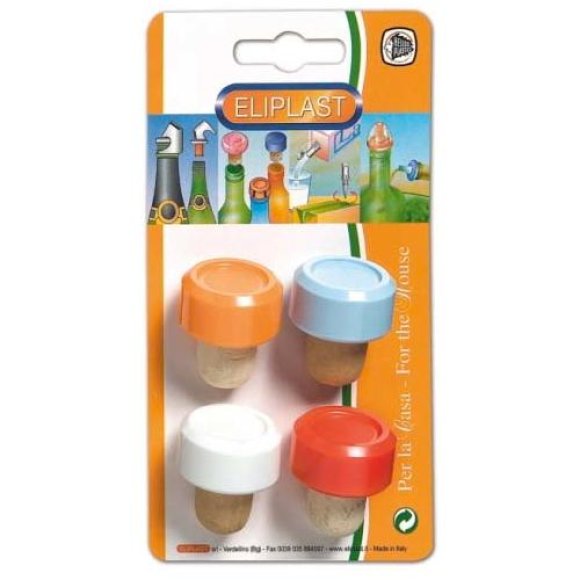 SET 4 TAPPI SUGHERO ELIPLAST 70/4 