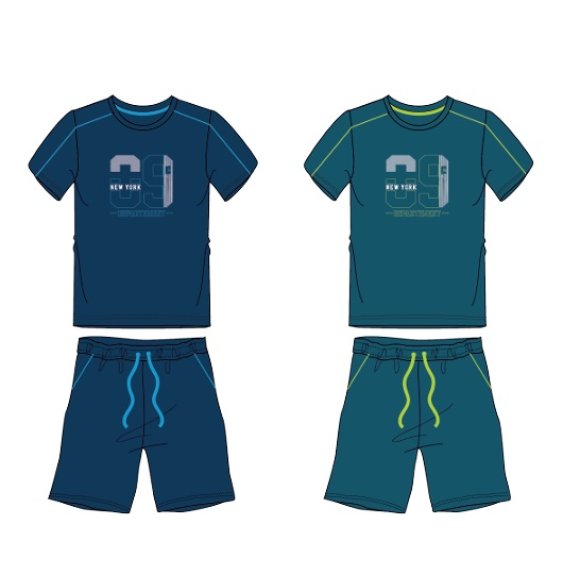 KAREL PIU' PIGIAMA UOMO KB0552PCU CORTO - COLORI ASSORTITI 