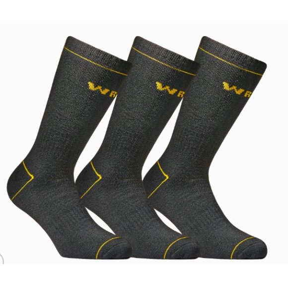 CALZINO UOMO WRK06 CORTO SPUGNA - 3 PEZZI 