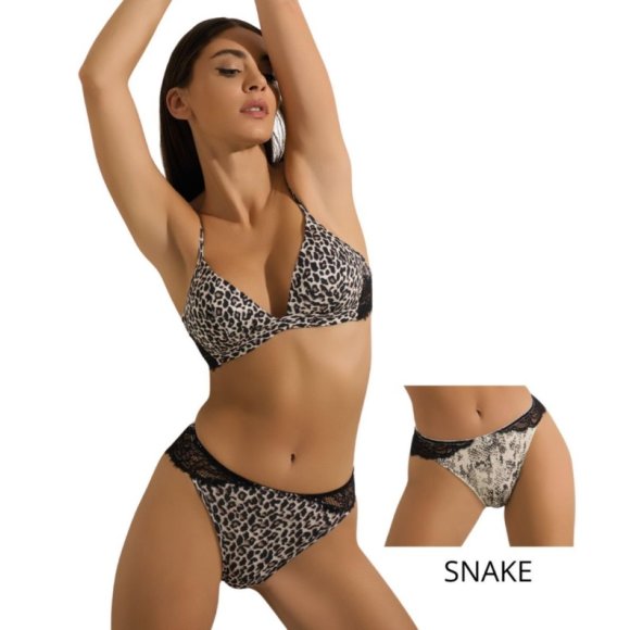 PURA COORDINATO DONNA TRIANGOLO+BRASILIANA ART.P0846C - FANTASIE ASSORTITE 