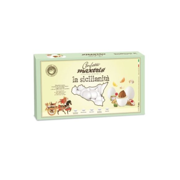 Maxtris - Confetti  "La Sicilianità" Ai Gusti Assortiti 1 Kg - Bianchi
