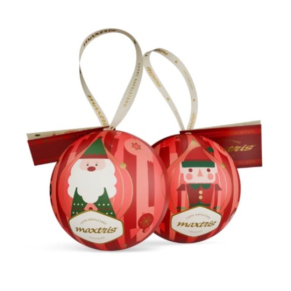MAXTRIS PALLINA NATALE CON GUSTI ASSORTITI DA 100GR