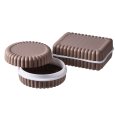 SET 2 CONTENITORI PLASTICA + COPERCHIO - COLORI ASSORTITI