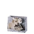 BORSA IN CARTA DECORO CUCCIOLI - DECORI ASSORTITI