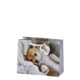 BORSA IN CARTA DECORO CUCCIOLI - DECORI ASSORTITI