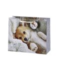 BORSA IN CARTA DECORO CUCCIOLI - DECORI ASSORTITI