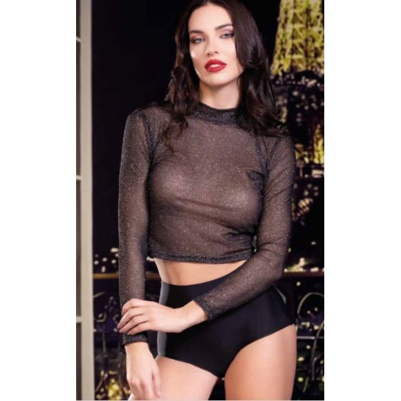 LOVE AND BRA MAGLIA DONNA ART.101354 - NERO LOVE AND BRA MAGLIA DONNA ART.101354 - NERO