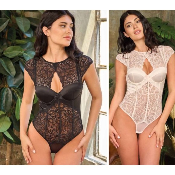 LOVE&BRA BODY DONNA CON COPPA A BALCONCINO ART.102051 - COLORI ASSORTITI 