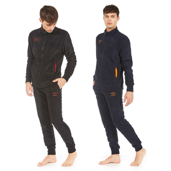 UMBRO - COMPLETO UOMO IN PILE FULL ZIP COD. 10245