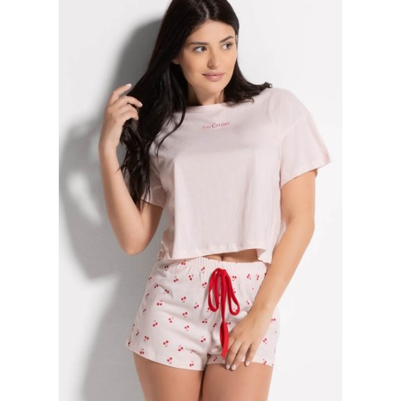 LOVE AND BRA PIGIAMA DONNA  CORTO ART.104199 - COLORI ASSORTITI 