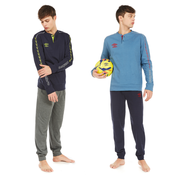 UMBRO - PIGIAMA UOMO "SERAFINO" COD.10429 - COLORI ASSORTITI