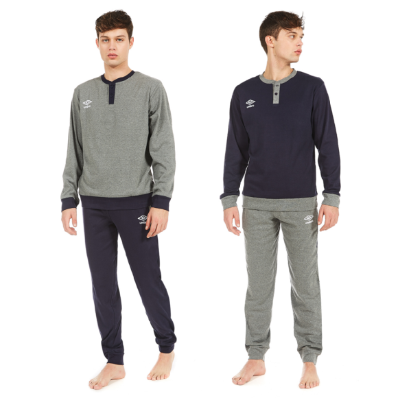 UMBRO - PIGIAMA UOMO "SERAFINO" COD.10438 - COLORI ASSORTITI