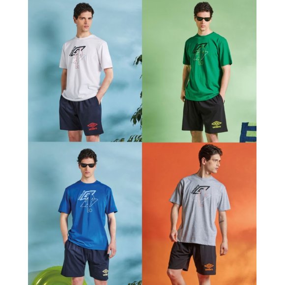 UMBRO - COORDINATO MARE UOMO COD.10461 - COLORI ASSORTITI