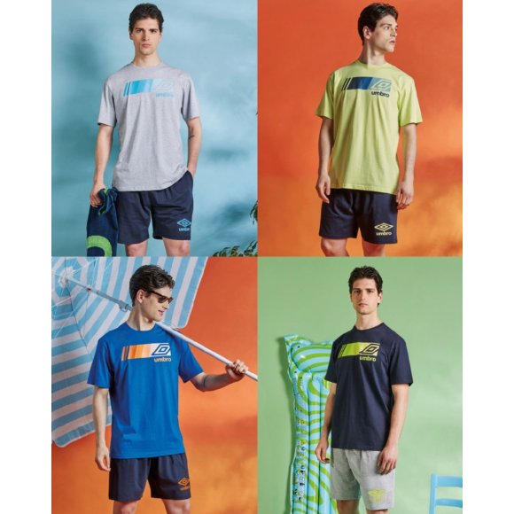 UMBRO - COORDINATO MARE UOMO COD.10463 - COLORI ASSORTITI