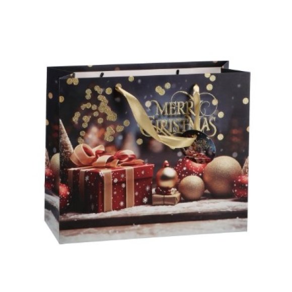 NATALE- BORSA IN CARTA 31X12XH26