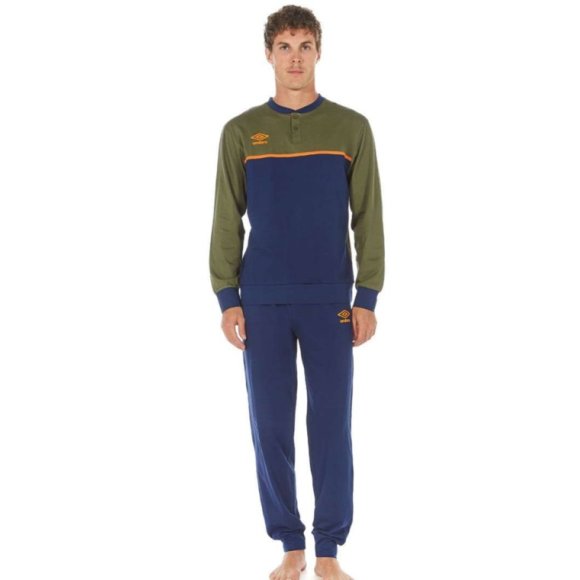 UMBRO PIGIAMA UOMO MANICA LUNGA SERAFINO ART.10506 - COLORI ASSORTITI UMBRO PIGIAMA UOMO MANICA LUNGA SERAFINO ART.10506 - COLORI ASSORTITI