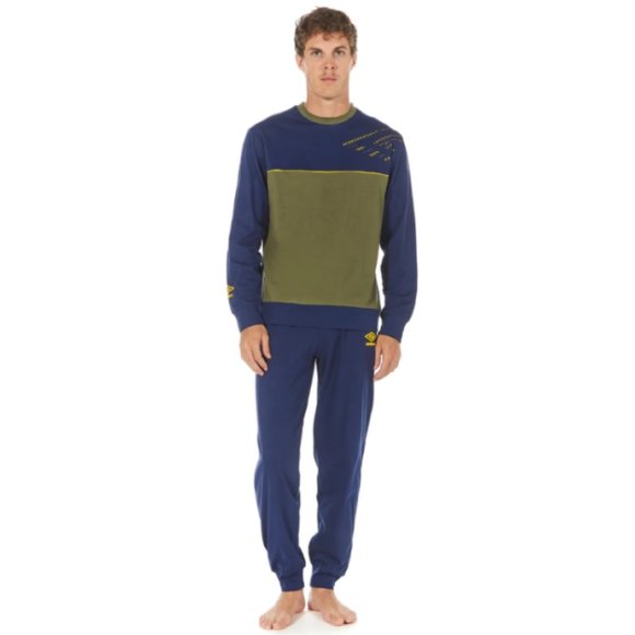 UMBRO PIGIAMO UOMO GIROCOLLO MANICA LUNGA ART.10512 - COLORI ASSORTITI UMBRO PIGIAMO UOMO GIROCOLLO MANICA LUNGA ART.10512 - COLORI ASSORTITI