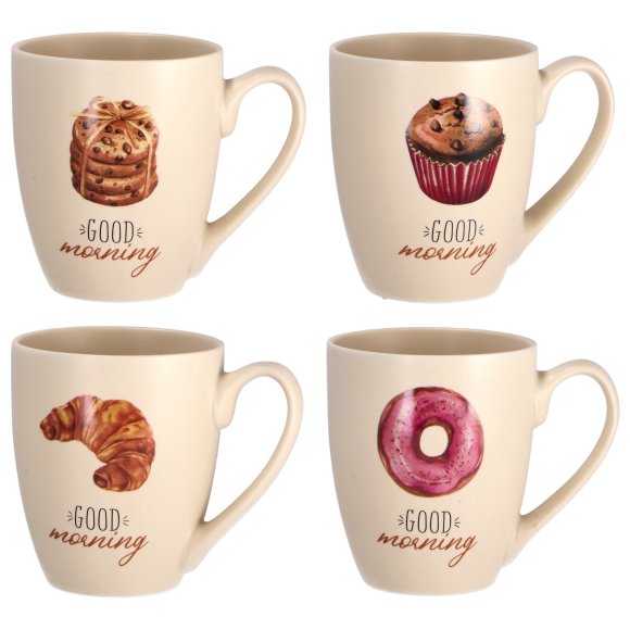 TAZZA MUG 400 ML - DECORI ASSORTITI