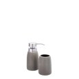 SET 2 PEZZI DA BAGNO IN CERAMICA - COLORI ASSORTITI