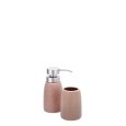 SET 2 PEZZI DA BAGNO IN CERAMICA - COLORI ASSORTITI