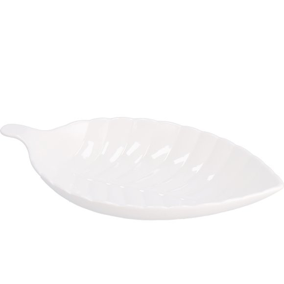 VASSOIO CERAMICA FOGLIA 32x18 CM