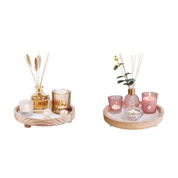 KIT PROFUMATORE DIFFUSORE FRAGRANZA CON BASTONCINI - 2 FRAGRANZE ASSORTITE