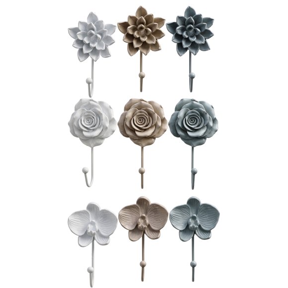 APPENDINO RESINA MODELLO FIORE - MODELLI ASSORTITI