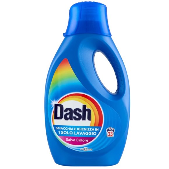DASH DETERSIVO LIQUIDO LAVATRICE SALVA COLORE  23 LAVAGGI - 1035 ML 