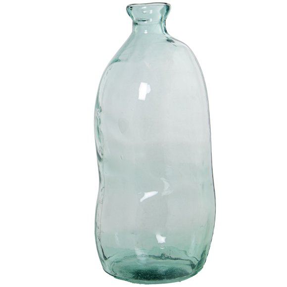 VASO VETRO RICICLATO TRANSPARENTE 73 CM