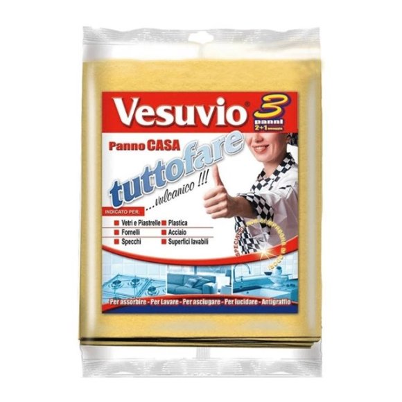 PANNO TUTTOFARE CASA VESUVIO 3 PEZZI