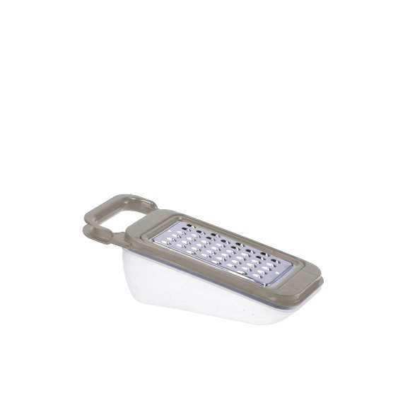 GRATTUG ACCIAIO 4 IN 1 + CONTONTENITORE IN PLASTICA 