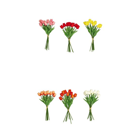 BOUQUET TULIPANI REAL TOUCH - COLORI ASSORTITI