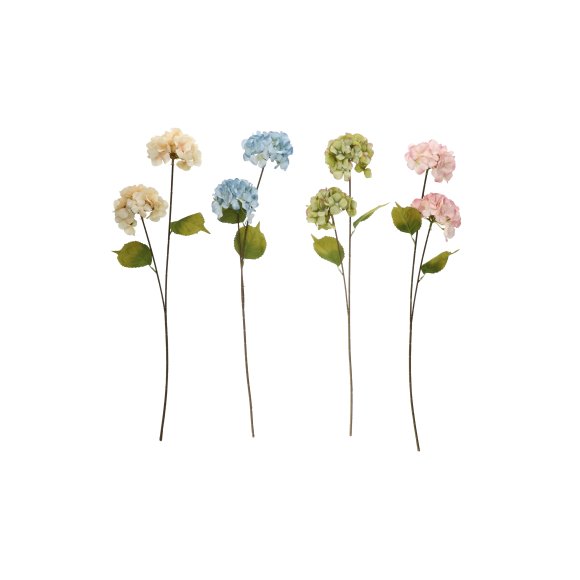 ORTENSIA DECORATIVA 2 FIORI - COLORI ASSORTITI