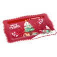 NATALE - VASSOIO RETTANGOLARE IN MELAMINA 30X21XH2 - FANTASIE ASSORTITI 
