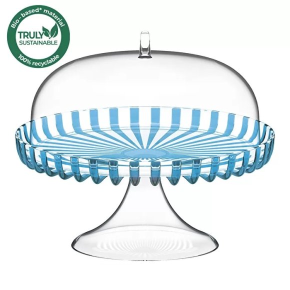 Guzzini - Alzata Con Campana linea "Dolcevita" - Turchese 