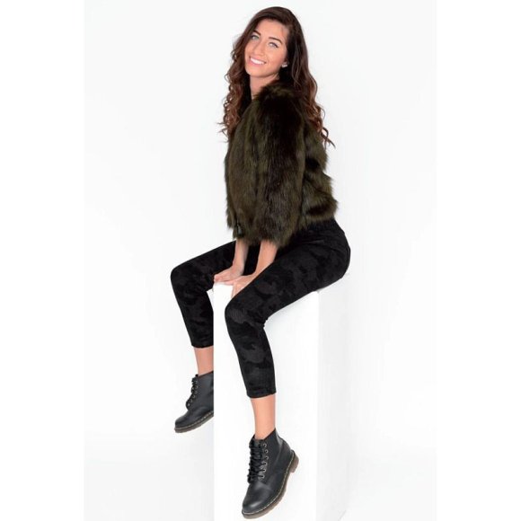ELETTA - LEGGINS DONNA COD. EL13128 - FANGO 