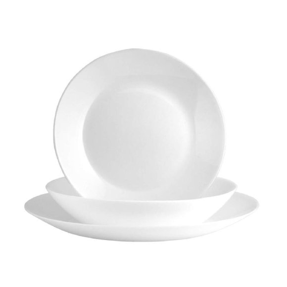 SERVIZIO PIATTI 18 PEZZI "ZELIE"- BIANCO