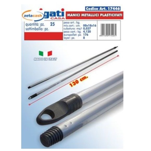 FATIGATI ASTA METALLO PER SCOPA - 130 CM 