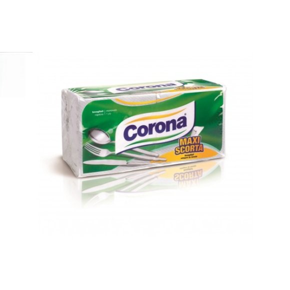 Tovaglioli Corona Maxi Scorta Monovelo - Confezione 180 pezzi