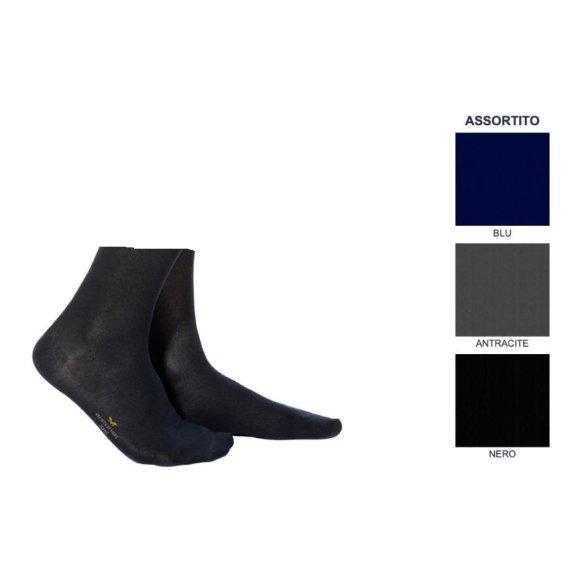 ARMATA DI MARE CALZINO UOMO CORTO ART.AR18201 3 PEZZI - COLORI ASSORTITI 