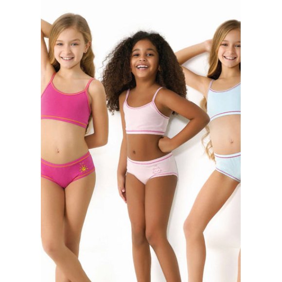 JADEA - CORDOORDINATO BAMBINA COD. 190 BRASSIERE + SLIP