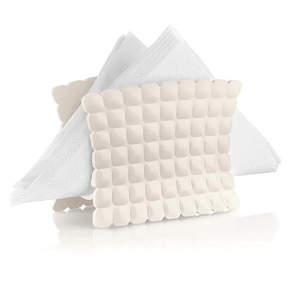 GUZZINI - PORTATOVAGLIOLI DA TAVOLO "TIFFANY" - BIANCO LATTE