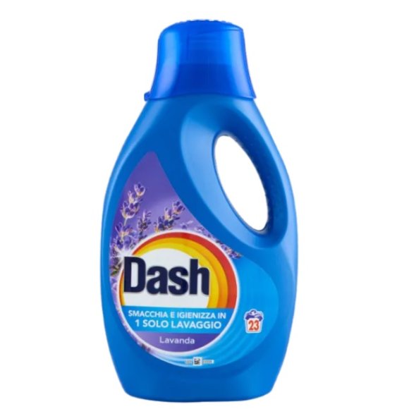DASH DETERSIVO LIQUIDO LAVATRICE ALLA LAVANDA 23  LAVAGGI -1035ML 