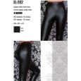 ELETTA - LEGGINS ECOPELLE COD. EL202 - NERO