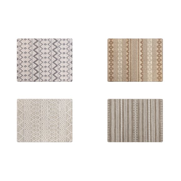 TOVAGLIETTA  IN PLASTICA  CM45X35 - DECORAZIONI ASSORTITE 