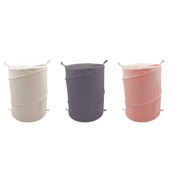 PORTA BIANCHERIA TESSUTO - COLORI ASSORTITI