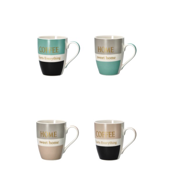 TAZZA MUG IN CERAMICA - COLORI ASSORTITI