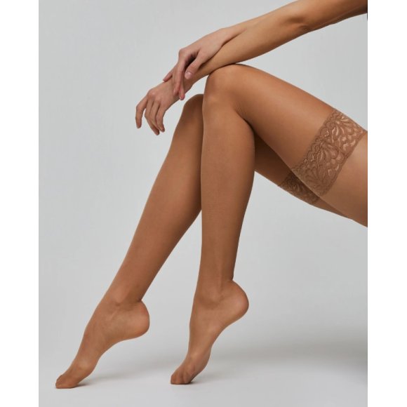 POMPEA AUTOREGGENTI 20DEN - POLVERE DORATA