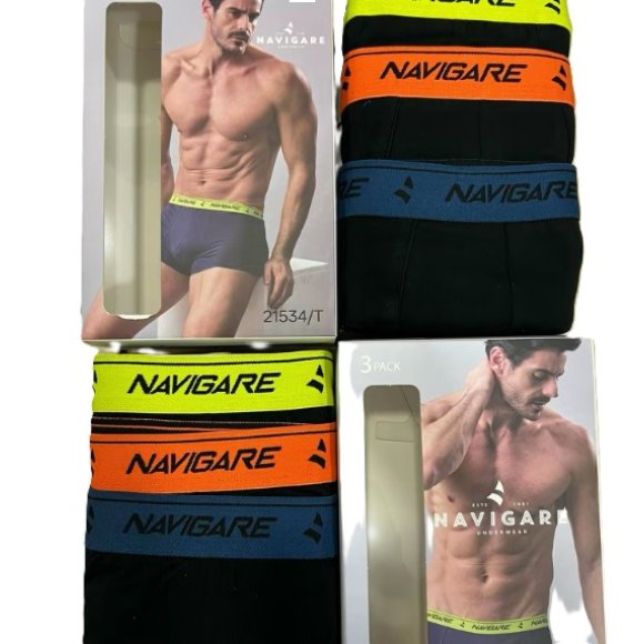 NAVIGARE BOXER UOMO ART.21534T 3 PEZZI - COLORI ASSORTITI 